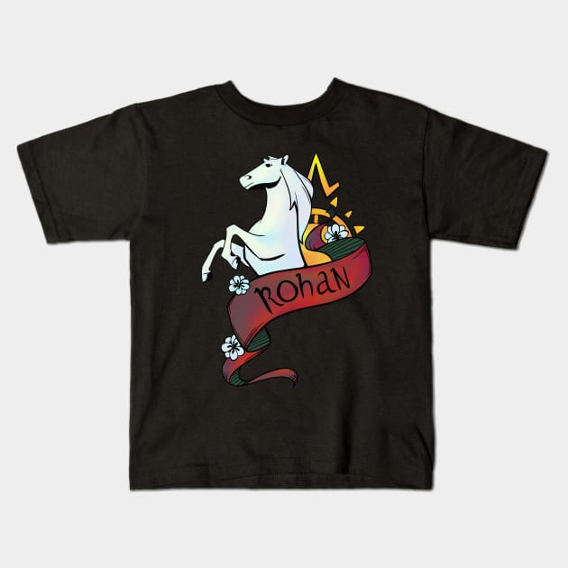 Horse Lords Kids T-Shirt by charleighkat